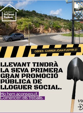 Llevant tindrà la seva primera gran promoció pública de lloguer social